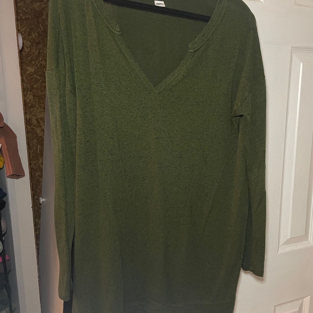 Old Navy Olive Long Sleeve Top